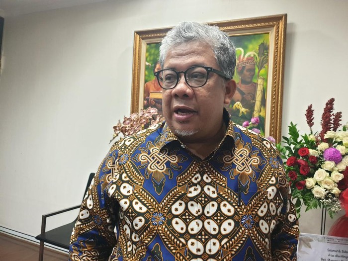 Wamen PKP Fahri Hamzah di Gedung Tata Ruang, Jakarta Selatan