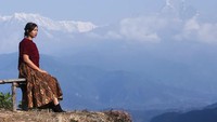 Dalam tag lokasi, Puspa menyebutkan foto ini dijepret di Nepal.