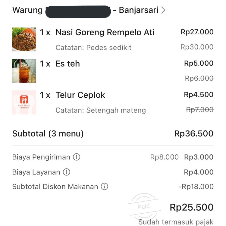 Lagi ngidam makan sesuatu, pesan online, eh... makanannya kok begini. Berikut kumpulan sad food yang bikin meringis di tanggal tua.