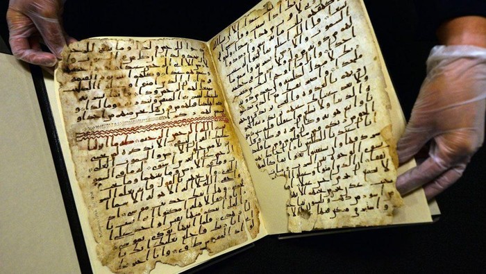 Manuskrip Alquran tertua di Birmingham Inggris.