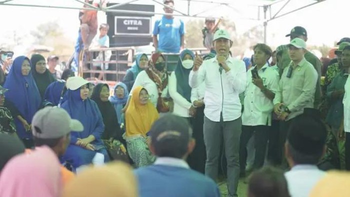 Cawabup Bima, Irfan saat blusukan di Kecamatan Langgudu.