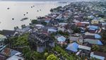 Foto Udara Benteng Tolukko yang Dibangun Portugis di Ternate