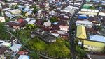 Foto Udara Benteng Tolukko yang Dibangun Portugis di Ternate
