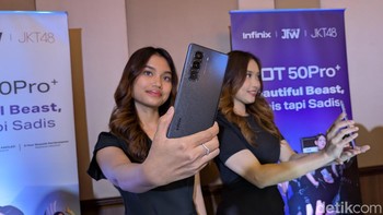 Chipset itu dipadukan dengan RAM 8GB dan memori internal 256GB. Foto: Virgina Maulita Putri/detikINET