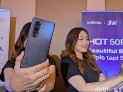 Wujud Infinix Hot 50 Pro+, HP Ultra Tipis Harga Rp 2 Jutaan