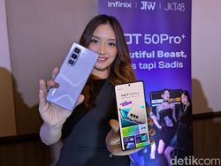 Wujud Infinix Hot 50 Pro+, HP Ultra Tipis Harga Rp 2 Jutaan