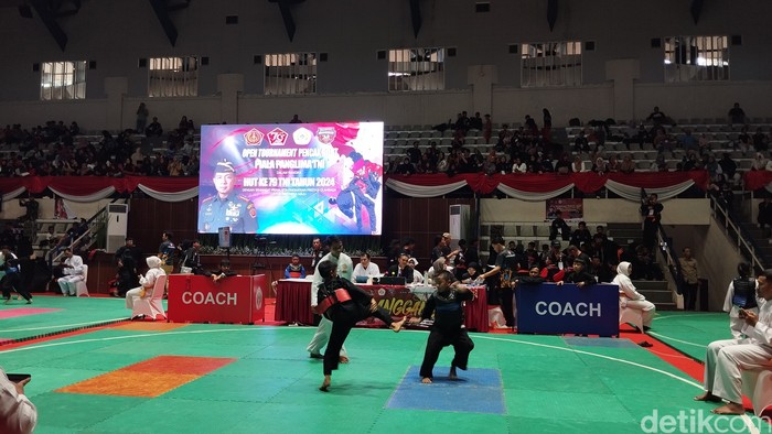 Kejuaraan Pencak Silat Piala Panglima TNI (Maulana Ilhami Fawdi/detikcom)