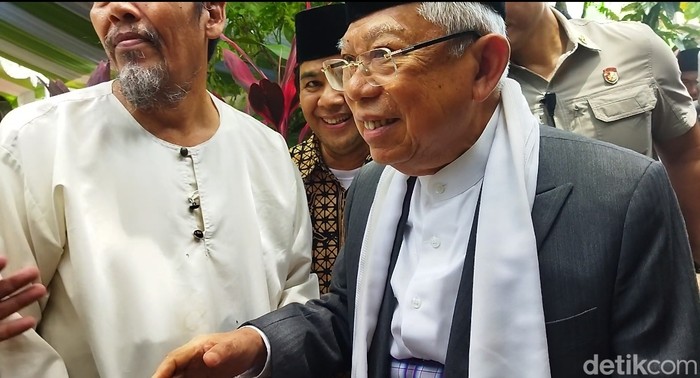 KH Maruf Amin (Aris Rivaldo/detikcom)