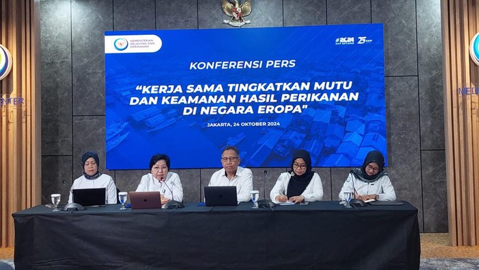 Konferensi Pers di KKP