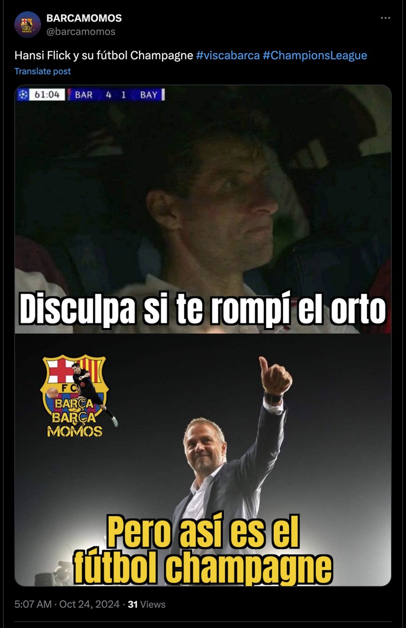 Meme Barca Menyala