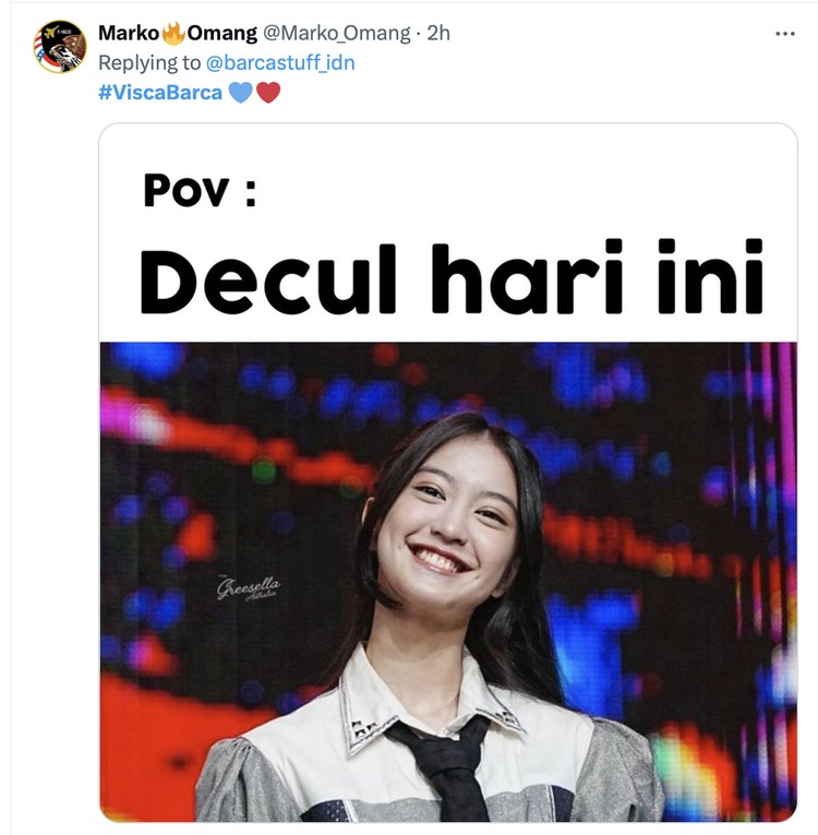 Meme Barca Menyala