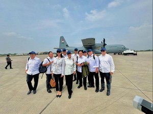 Erick-Sri Mulyani Bagikan Pengalaman Naik Super Hercules ke Magelang