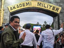 Momen Menteri Kabinet Merah Putih Tiba di Akmil Magelang