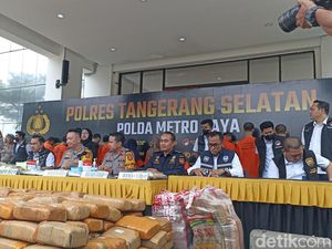 15 Tersangka Ditangkap Polres Tangsel, Narkoba Disita Senilai Rp 77 M