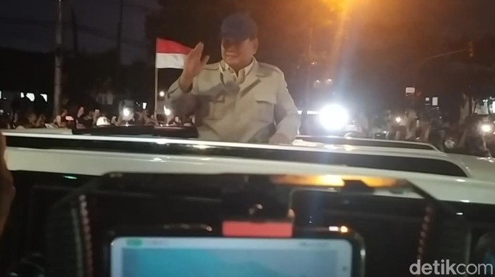 Presiden Prabowo Subianto tiba di Akmil Magelang, Kamis (24/10/2024).