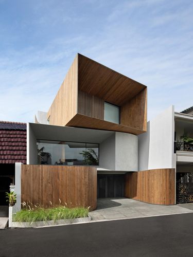 Rumah Futuristik di Kebayoran Baru