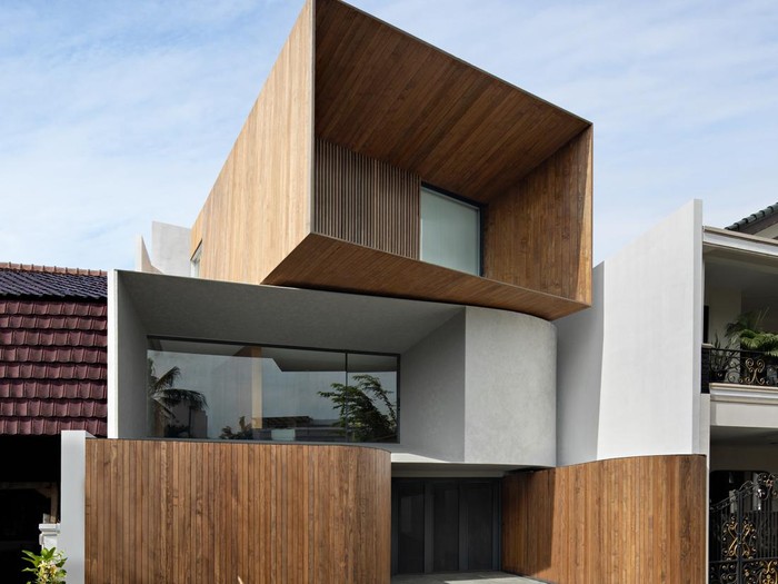 Rumah Futuristik di Kebayoran Baru