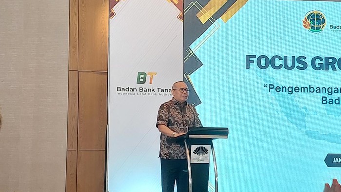 Sekretaris Jenderal Kementerian ATR/BPN sekaligus Sekretaris Komite Badan Bank Tanah, Suyus Windayana