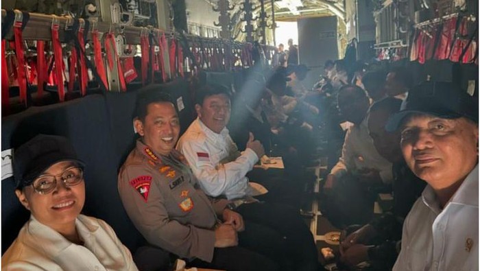 Sri Mulyani Bagikan Momen Naik Super Hercules yang Pernah Kirim Bantuan ke Gaza