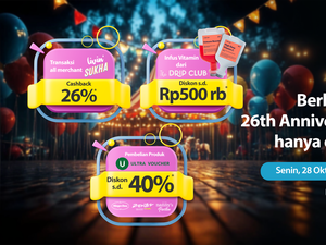 Gajian Seru, Raih Diskon sampai Rp 500 Ribu-Cashback 26% di Sukha Gajian