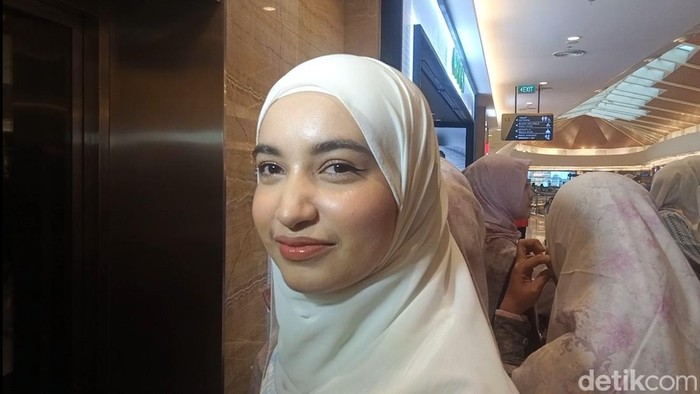 Cut Intan Nabila saat ditemui di kawasan Jakarta.