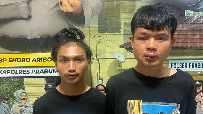 Dua begal di Prabumulih dengan senjata api mainan ditangkap.