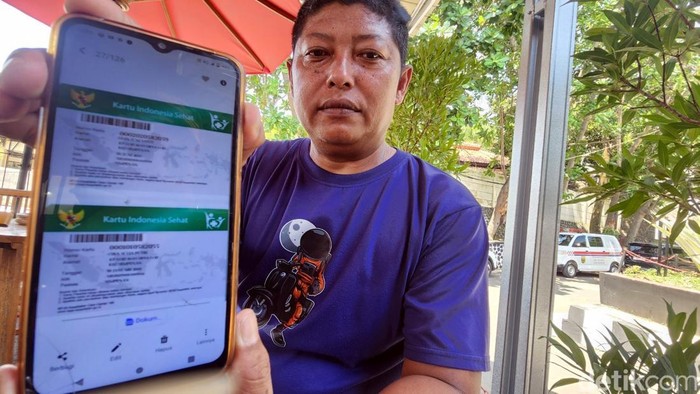 Erwan, korban kartu BPJS Palsu di Sukabumi membuat laporan polisi