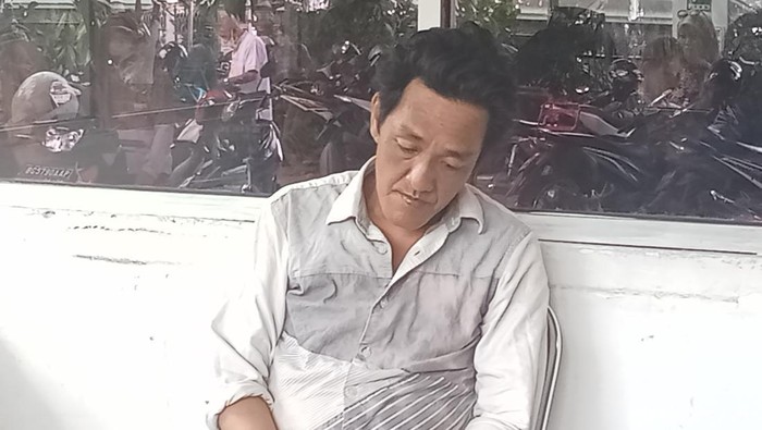 Erwin, terduga pencurian HP di Masjid Agung Palembang.