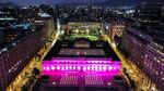 Istana Pemerintah Chile Menyala Pink Peringati Bulan Kesadaran Kanker Payudara