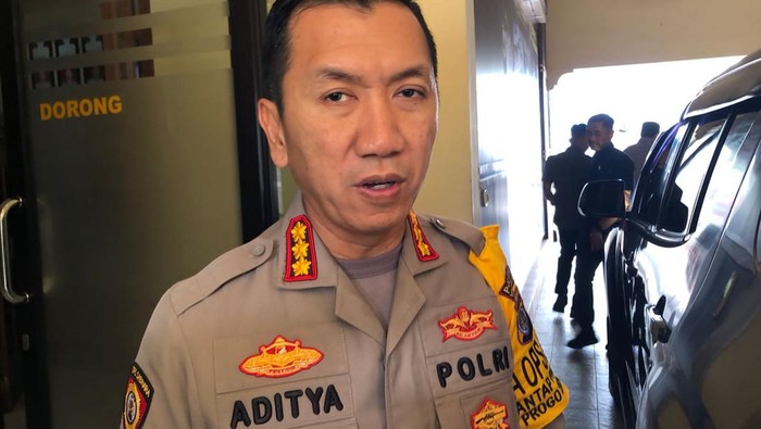 Kapolresta Jogja Kombes Aditya Surya Darma di Mapolresta Jogja, Jumat (25/10/2024).