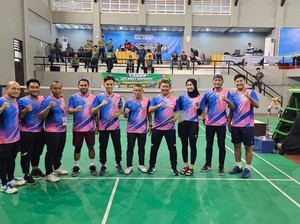 Kemenpora Berlaga di Badminton Tournament 2024