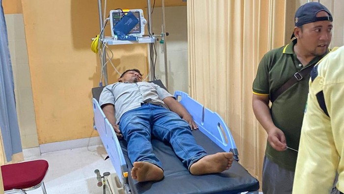 Korban sengatan tawon vespa di Banyuwangi yang dirawat di RS
