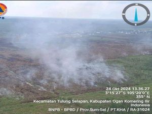 3 Helikopter Water Bombing Padamkan Karhutla di Area Permukiman Warga OKI