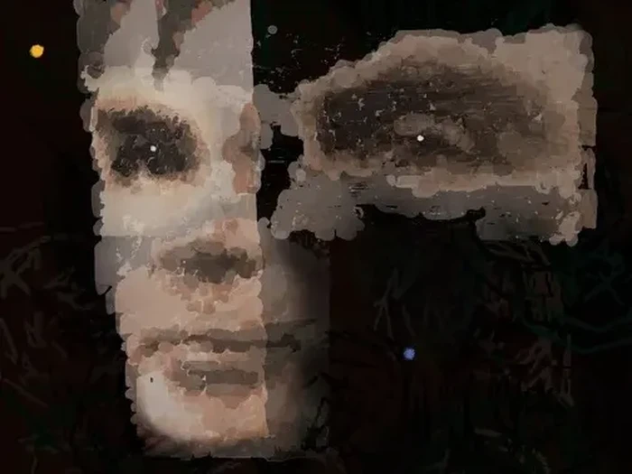 Lukisan AI yang dibuat oleh robot humanoid