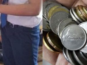 Miris! Beli Roti dan Sarden Pakai Uang Koin, Anak Ini Diejek