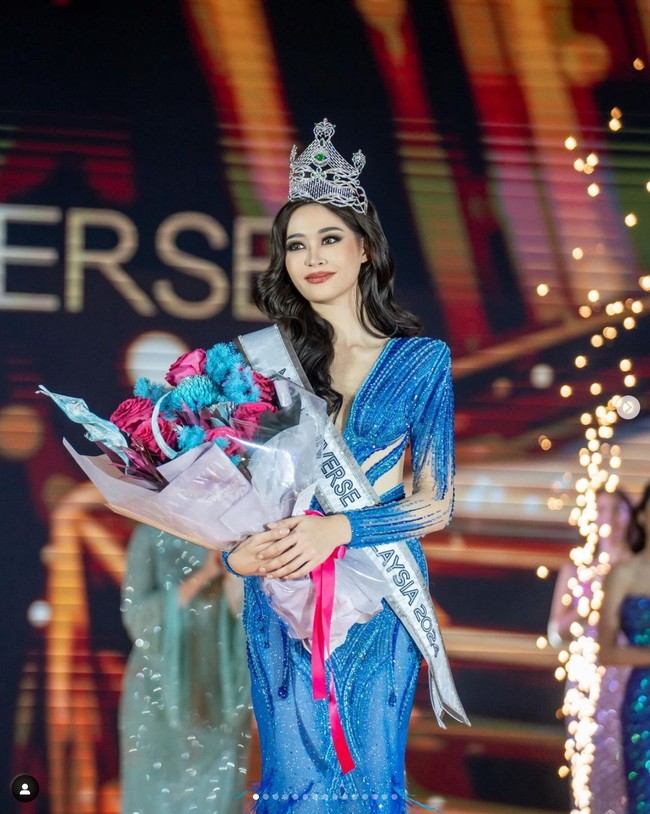 Sandra Lim terpilih sebagai Miss Universe Malaysia pada 6 September 2024. Dia mengalahkan 15 finalis lainnya untuk mewakili Malaysia di ajang Miss Universe 2024 yang digelar di Meksiko, 16 November 2024 Foto: Dok. Instagram Miss Universe Malaysia