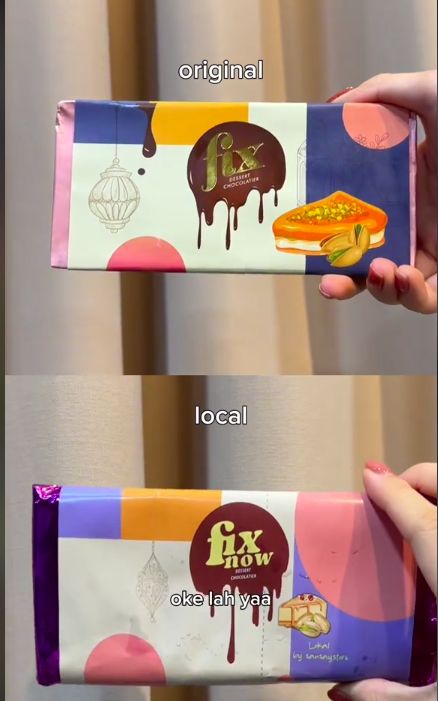 Netizen Bandingkan Cokelat Dubai Asli vs Lokal, Begini Komentarnya