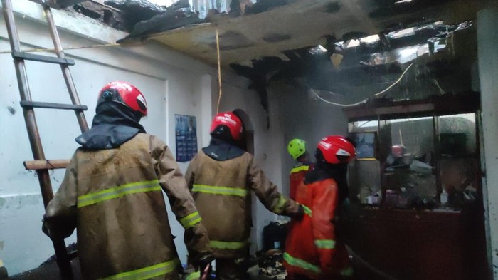 Penampakan Rumah Warga Pasirjaya, Bogor, Terbakar