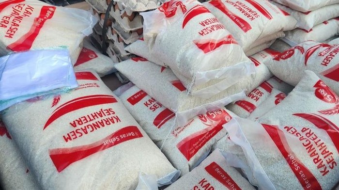 Beras yang dijual oleh Perseroda Karangasem Sejahtera kepada para ASN di Karangasem.