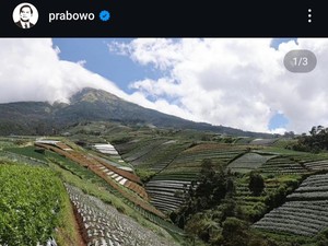 Prabowo ke Magelang, Posting Negeri Sayur Sukomakmur