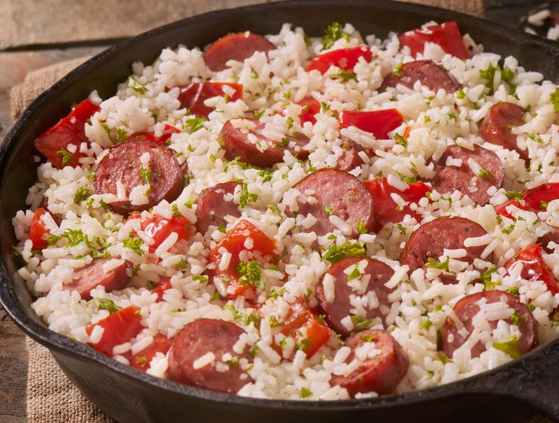 Resep Nasi Sosis dan Paprika