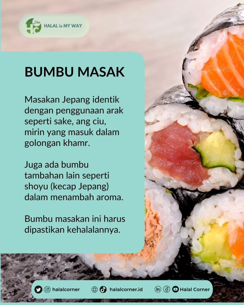 titik kritis halal restoran omakase