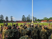 Prabowo Jelaskan Tujuan Baris-berbaris Saat Pembekalan Menteri di Magelang