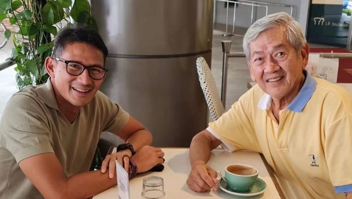Sandiaga Bagikan Momen Bertemu Pengusaha Edwin Soeryadjaya di Singapura