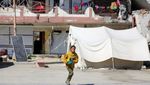 Sekolah Rusak Ini Masih Jadi Lokasi Pengungsi Warga Gaza