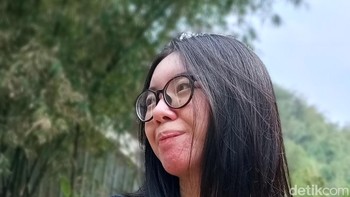 Menggunakan mode portrait. Foto: Rachmatunnisa/detikINET