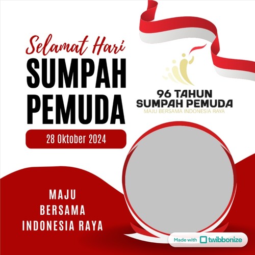 Twibbon Hari Sumpah Pemuda 2024