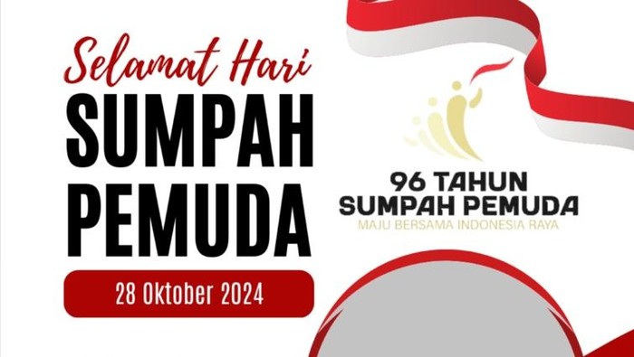 Twibbon Hari Sumpah Pemuda 2024