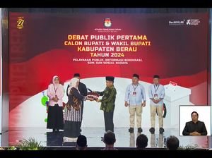 Debat Perdana Pilbup Berau 2024 Digelar!