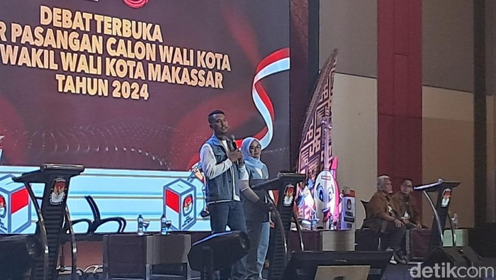 Debat Piwalkot Makassar 2024. Tim detikSulsel